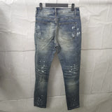 2023 brand new classic old washing rhinestones ripped holes jeans cotton denim pants comfort casual jeans size cargo 28 36 620 utility cargo pants