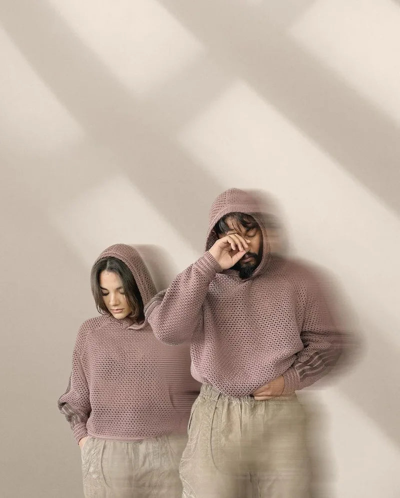 techwear flame knit sweater with structured oversized fit, ideal for cold streetwear layers, men’s streetwear clothing piece 
