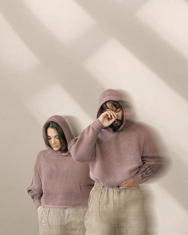 techwear flame knit sweater with structured oversized fit, ideal for cold streetwear layers, men’s streetwear clothing piece 