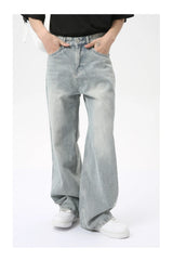 vintage baggy jeans mens streetwear hip hop loose blue denim pants hi street luxury designer jeans trousers man unique jeans style 4479