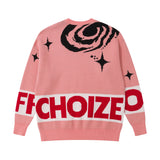 men sweater fashion abstract pattern harajuku streetwear hip hop letter knitted o neck sweater unisex loose knit sweater jumpers - graphic printed hoodie for men and women, 2025 streetwear drop, Y2K grunge street style