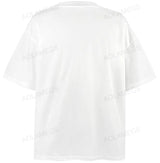 Sadcore Graphic tee – Men Retro High Street T Shirt Abstract Character Printed Sho