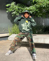 Couples Clothing Top Y2K Super Large Hooded Shirt With Letter Pattern