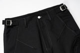 functional multi pockets overalls pantalones hombre baggy mens black cargo pants y2k streetwear loose baggy trousers oversized unique cargo style 889