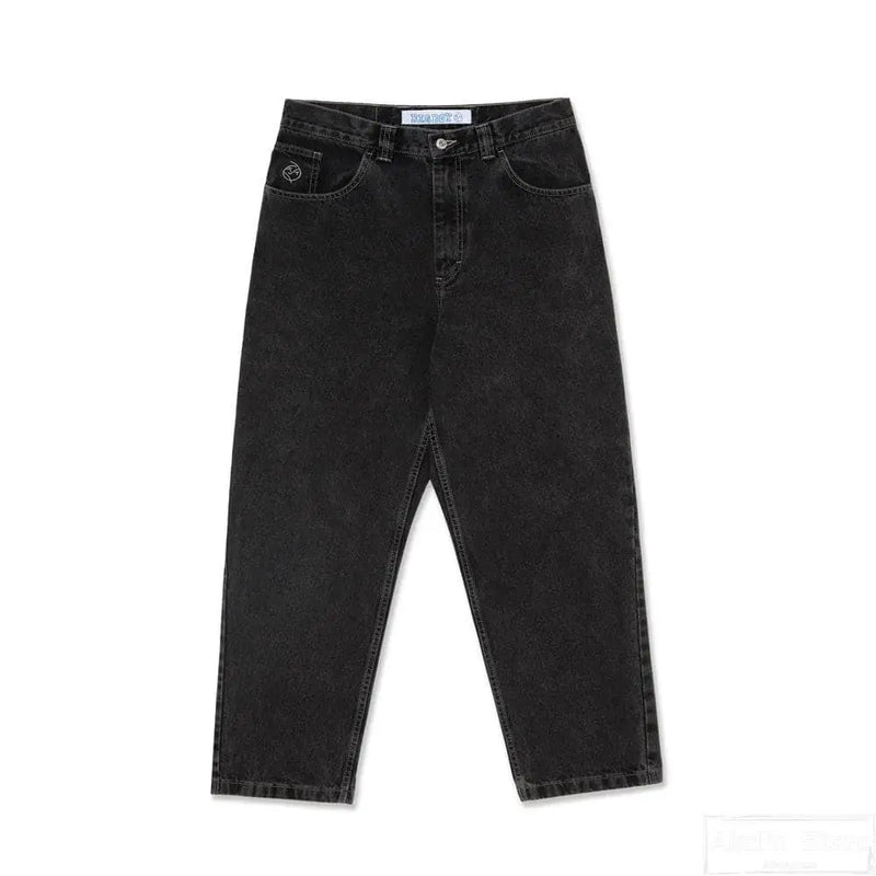 y2k gothic polar big boy baggy jeans cartoon embroidery streetwear mens womens fashion denim pants hot sell wide leg trouser stacked flare jeans