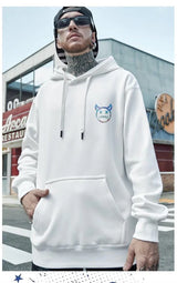 Breakout Cattle Harajuku Prints Mens Pullover Hoodies Casual Loose Sweatshirt