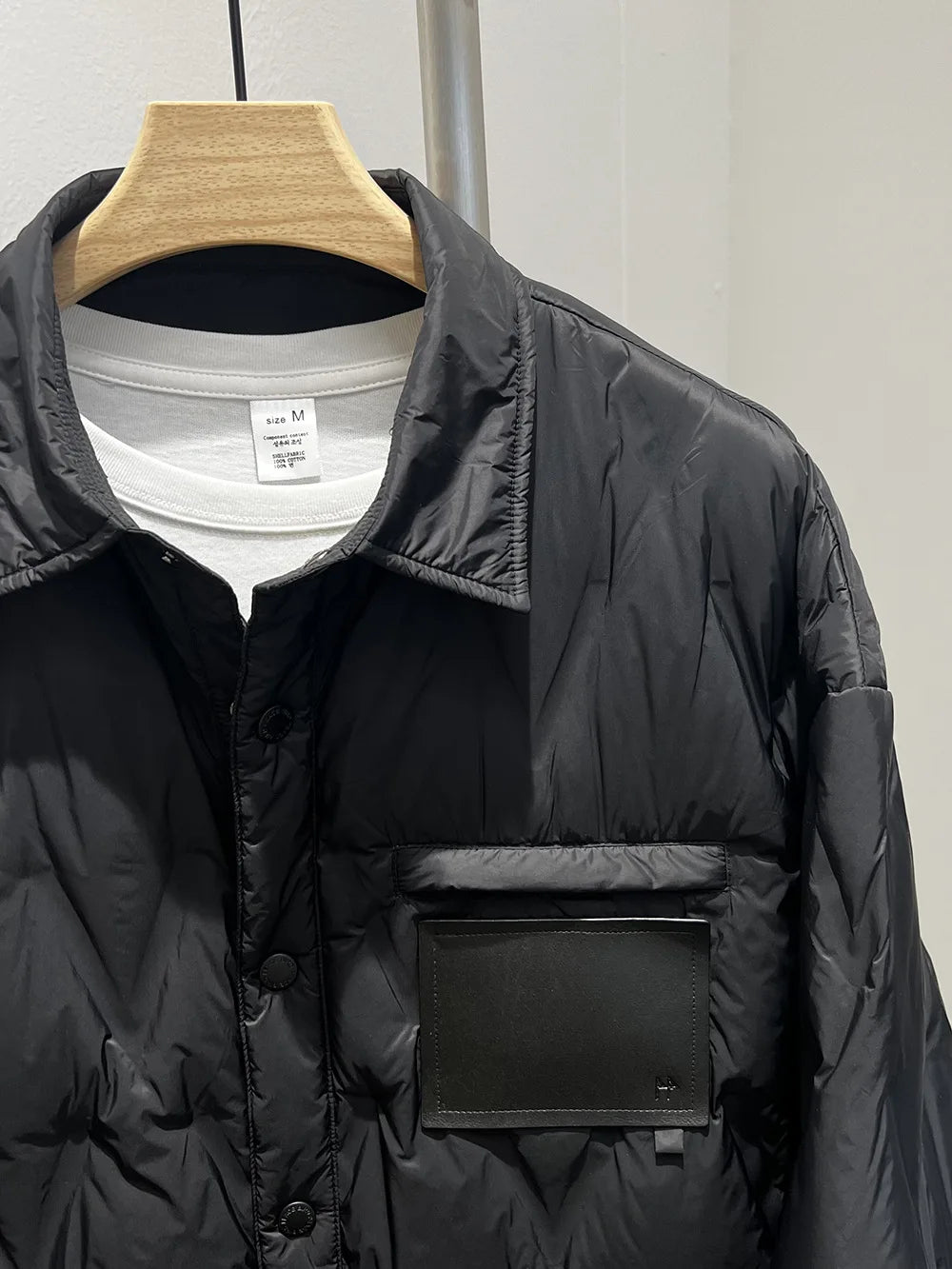 2023 Winter Men's Thin Down Jacket Shirt Jacket For Men