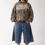 American Y2K New Fashion Trend Joker Hoodie Women Street Hip Hop Retro