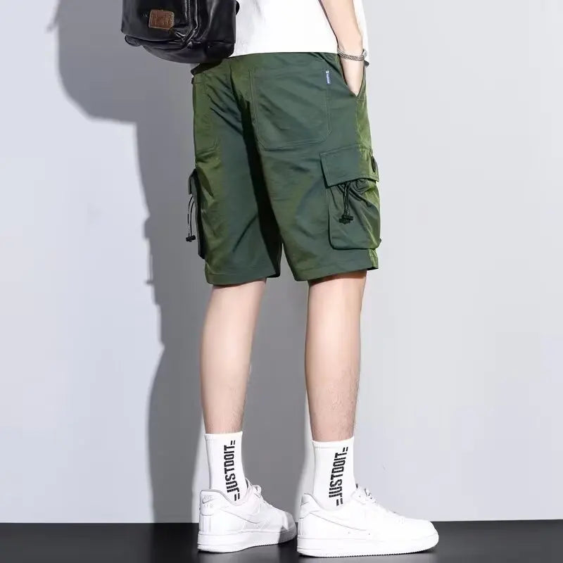 2024 New Summer Cargo Shorts For Men Multi-Pocket Sport Breathable Casual Hip-Hop Streetwear Bermuda Shorts Sweatpants Gym Short