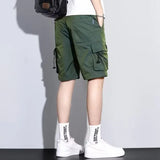 2024 New Summer Cargo Shorts For Men Multi-Pocket Sport Breathable Casual Hip-Hop Streetwear Bermuda Shorts Sweatpants Gym Short