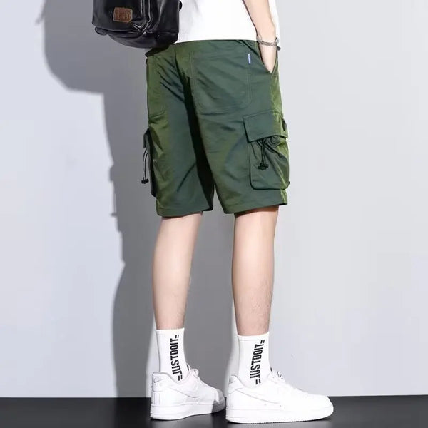 2024 New Summer Cargo Shorts For Men Multi-Pocket Sport Breathable Casual Hip-Hop Streetwear Bermuda Shorts Sweatpants Gym Short