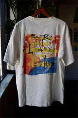 2024 Vintage 90s Joker Graffiti Print High Street Retro Casual Loose Cotton Quality T-shirt Tops Fpr Men