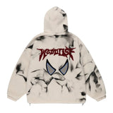 mens harajuku graffiti fleece jackets and coats letter embroidery hairy zipper outerwear warm streetwear parkas bomber jacket - variant style eb7f55 for streetwear fashion