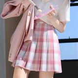 Jk Uniforms Gyaru School Uniform for Girl Student Pleated Skirt Uniform Set Women Short Sleeve Bow Tie Seifuku Japanese Style