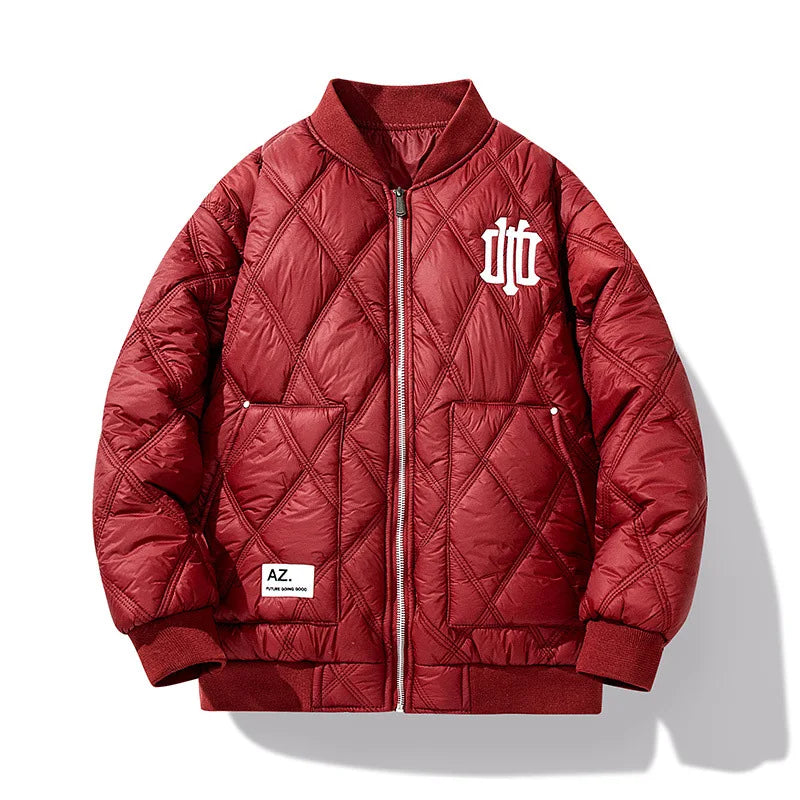 Winter men's cotton jacket stand-up collar baseball jacket men's cotton jacket