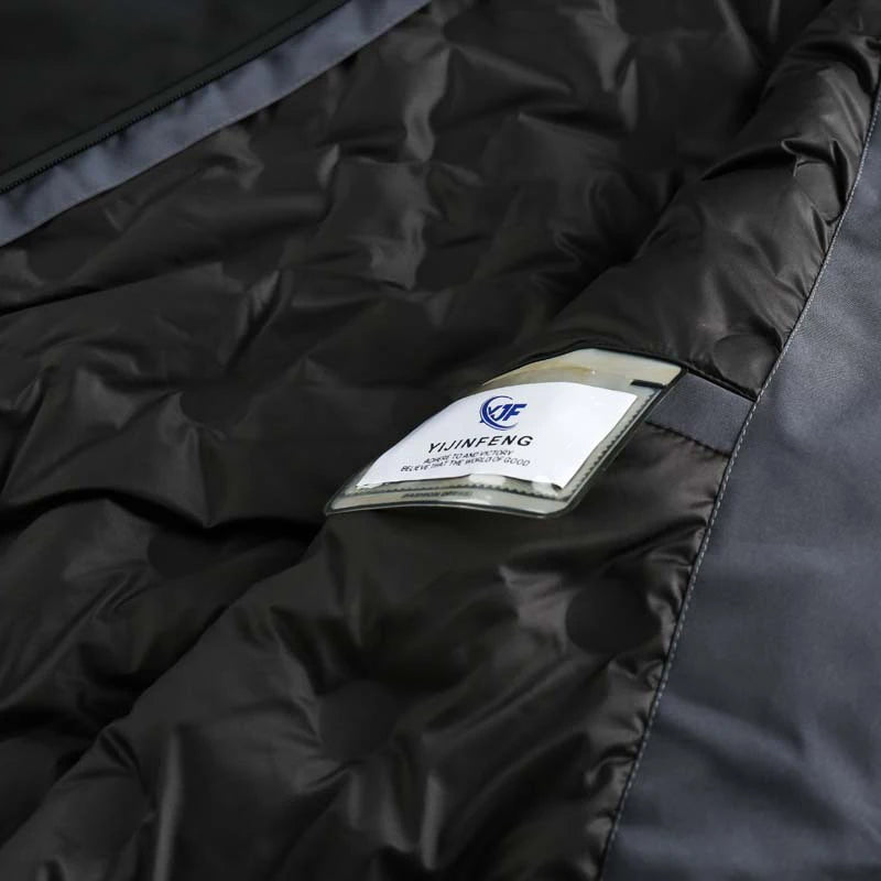 Men's Down Jackets 2023 Winter Outdoor Functional 90% White Duck Down Jacket Warm Cargo Coat Thick Outwear Hip Hop Streetwear