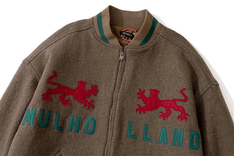 autumn and winter kanye high street yzy heavy industry animal embroidery woolen cloth clip cotton mens womens large jacket na - variant style 90f8c6 for streetwear fashion