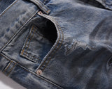 washed hole patchwork frayed blue baggy jeans mens straight y2k ripped pantalones hombre denim pants streetwear loose cargos unique cargo style 5679