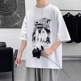 Cyberpunk Chrome print – New Anime Graphic Print Short Sleeve T Shirt For Men Hip Hop