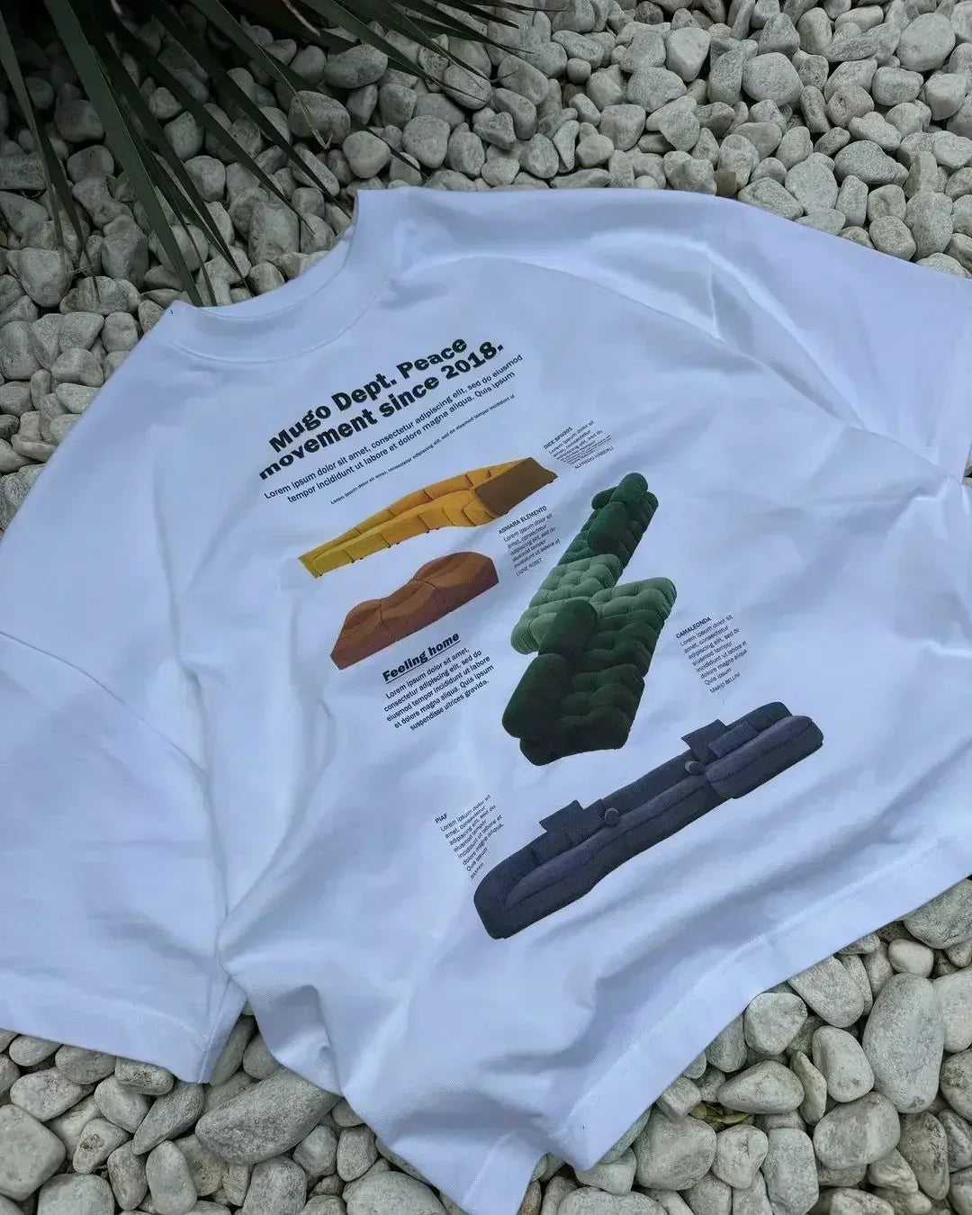 Urban Heat Tee – Graffiti Drip Flame and Retro Crown Print