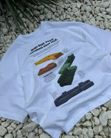 Urban Heat Tee – Graffiti Drip Flame and Retro Crown Print