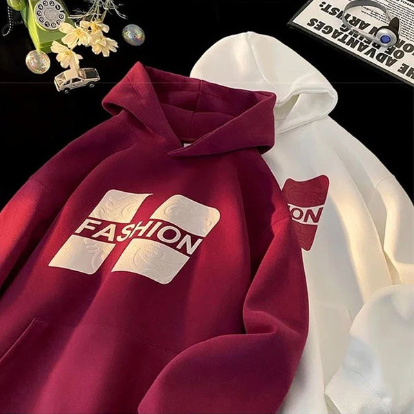 Autumn New Fashion Printed Hoody For Men Hip Hop Streetwear Fleece Pul