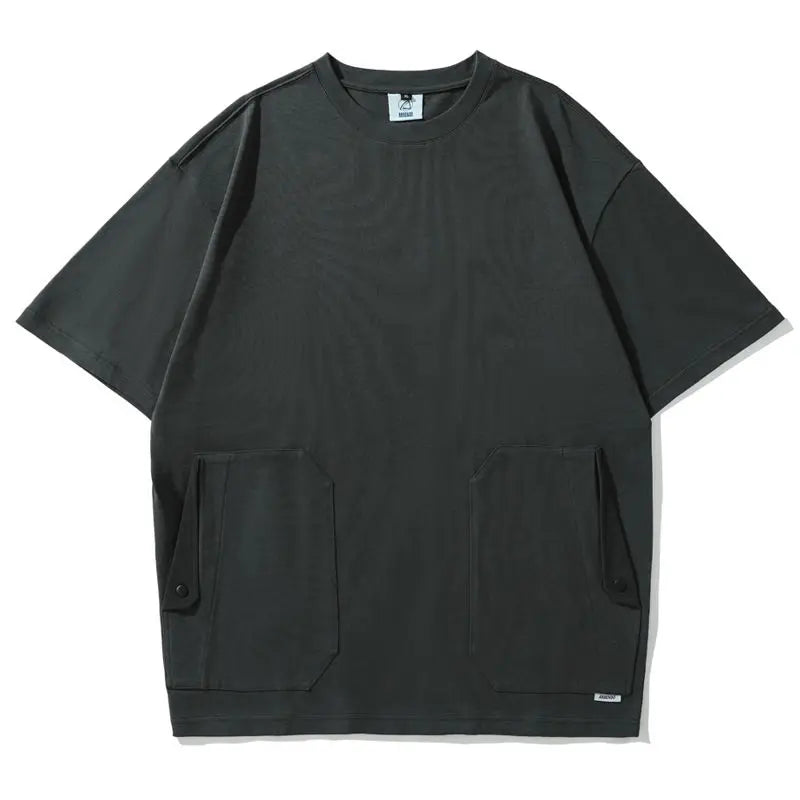 Y2k Crying angel – Mountain Large Pocket Workwear Short Sleeved T Shirts For Me