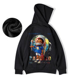 Autumn Anime Astronaut Boy Print Hoodie Sweatshirts Hombre Oversized