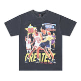 skatercore aesthetic print tee featuring vintage retro mj kb print basketball high street cotton oversized xxxl quality tops t shirt