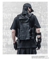 fashion hip hop sleeveless vest men cargo waistcoat with pockets military jacket new casual streetwear tactical sweatshirts n - variant style 60e942 for streetwear fashion