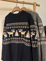 oversized flame jumper, 2025 fashion trend, fire knit jumper in oversized streetwear fashion