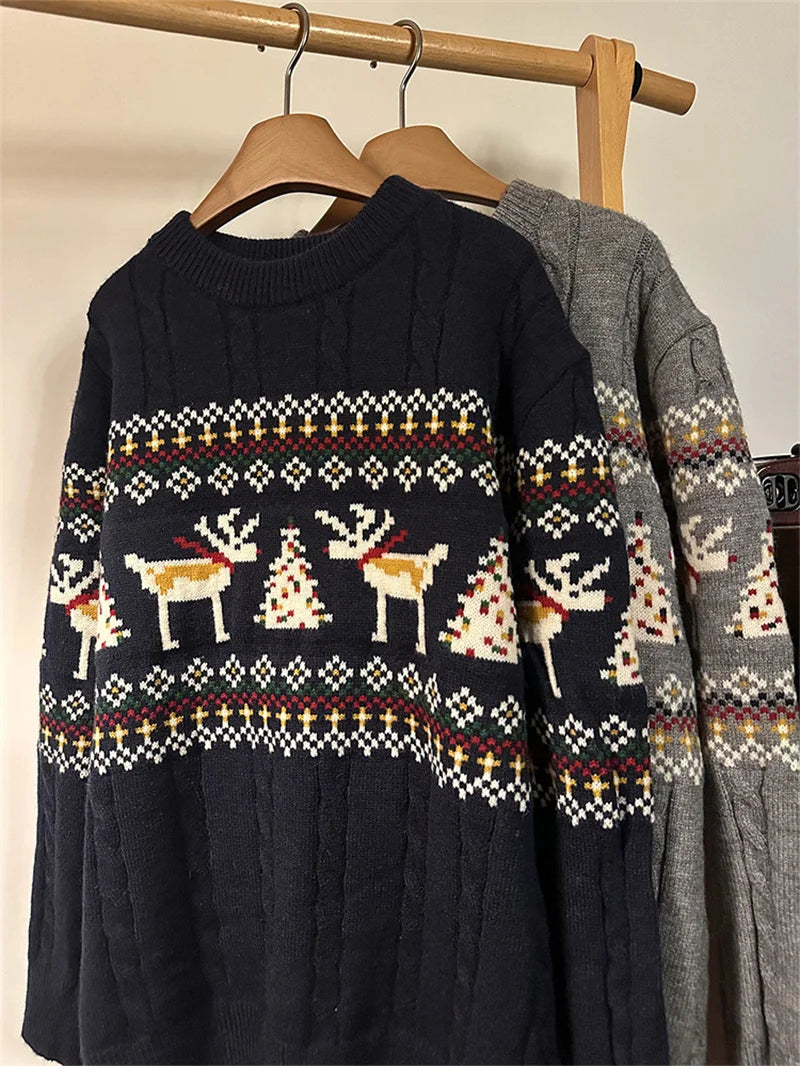 oversized flame jumper, 2025 fashion trend, fire knit jumper in oversized streetwear fashion