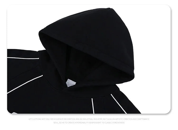 Money-motivated hoodie with cash flow graphics