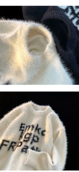 y2k flame knit sweater in soft cotton blend for fashion-forward fall wardrobes, ideal for men’s fashion and seasonal streetwe