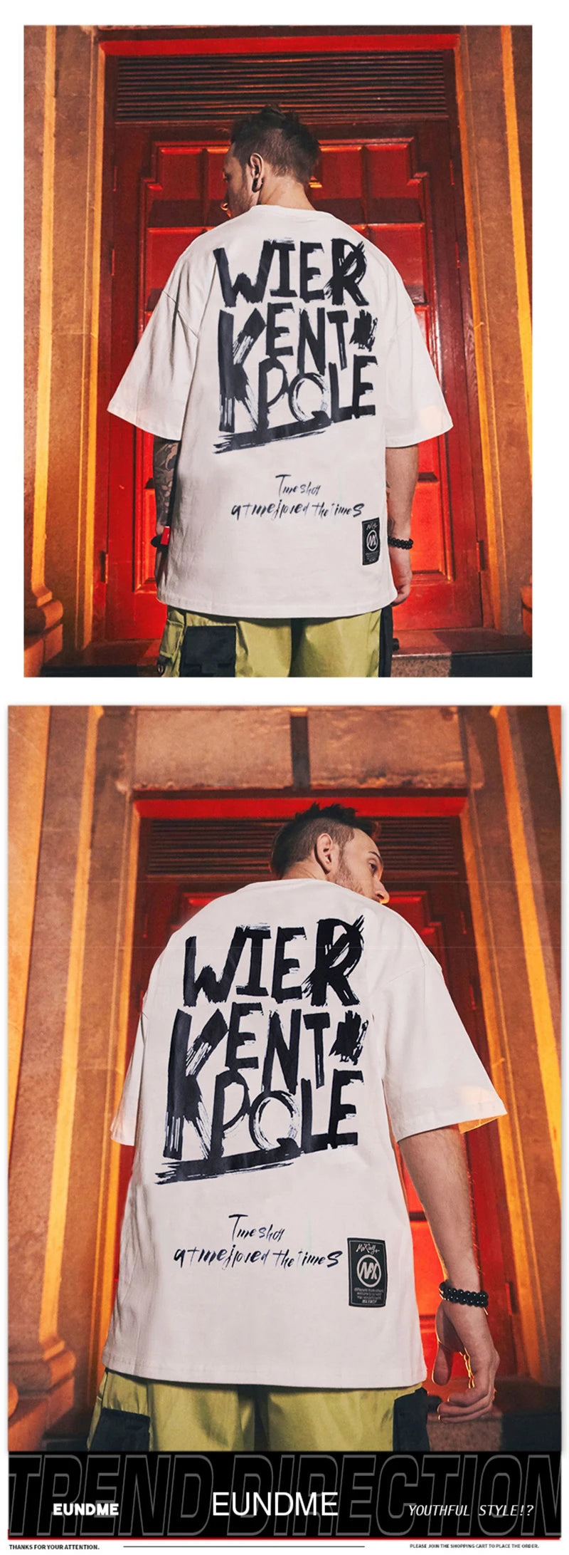 Y2k Angelcore design – Summer Letter Printed Oversized T Shirt Men Hip Hop Fashion