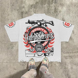 Harajuku Vintage print – Gothic Street Style Retro T Shirt Gothic Little Boy Harajuku