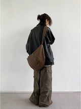 minimalist streetwear jacket, bold fashion piece, aesthetic
