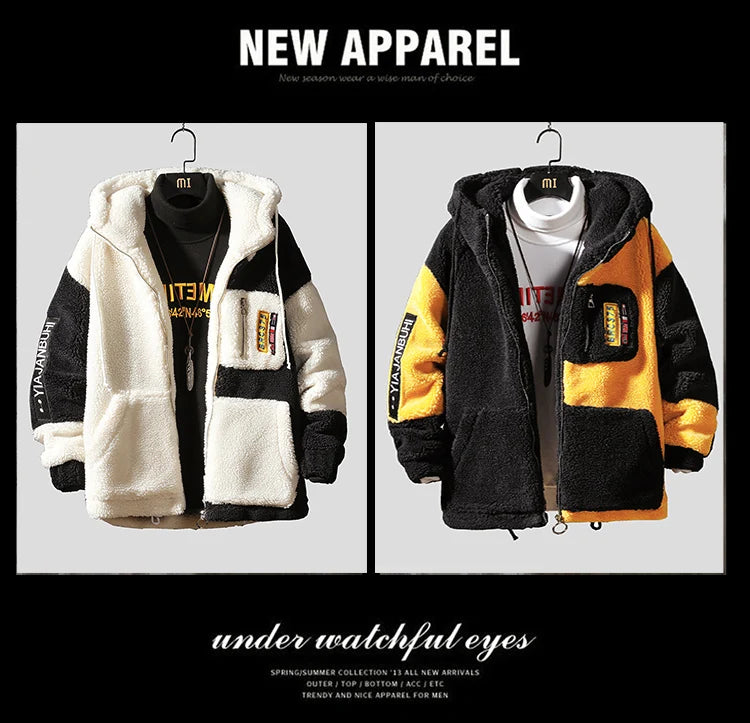 Fleece parka nan quilted oversized high fashion