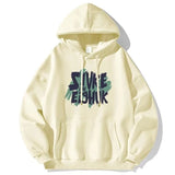 Autumn Design Letter Print Fleece Hoodies For Men Fashion Hip Hop Over