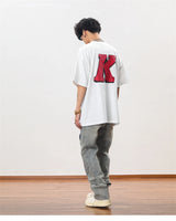 hip hip streetwear denim straight pants mens harajuku retro washed cotton casual zipper joggers jeans trousers pants jean men unique joggers style 2104