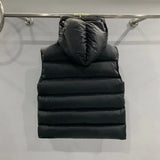 New 2023 Luxury Men Classic Kanye West Rick 4 Holes Hood Coats & Jackets / Down Coats Vest Cotton Thicken Warm Winter #672
