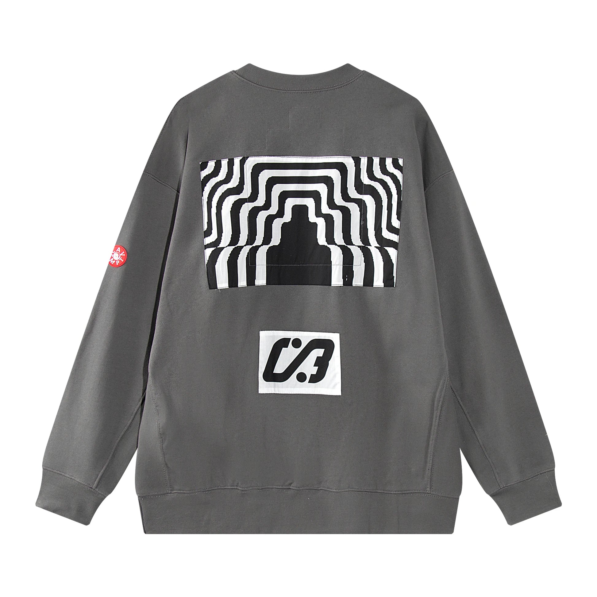 bold flame design top, high-street layer, cozy fashion fit, stylish street outfit, modern aesthetic appeal