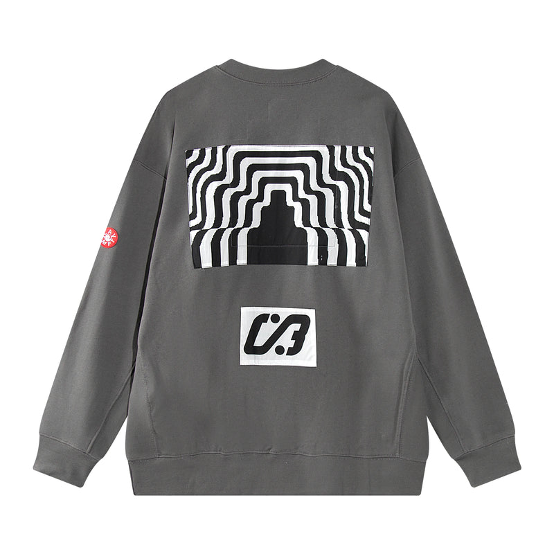 bold flame design top, high-street layer, cozy fashion fit, stylish street outfit, modern aesthetic appeal