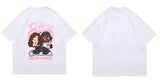 Harajuku Crying angel – Aolamegs Hip Hop T Shirt Men Cartoon Couple Print Streetwear