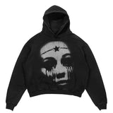 Y2K Womens Top Hoodies Sweatshirt Pullover Oversized Streetwear Vintag