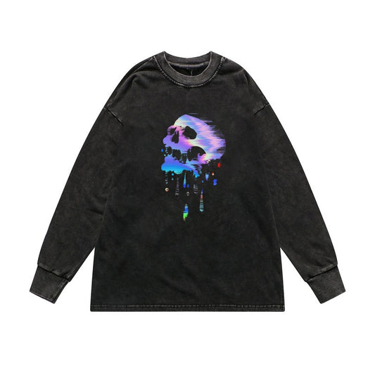 Trapwear Shirt – Rainbowtouches Washed Mens Casual Oversized T Shirt – Modern Streetwear for Everyone