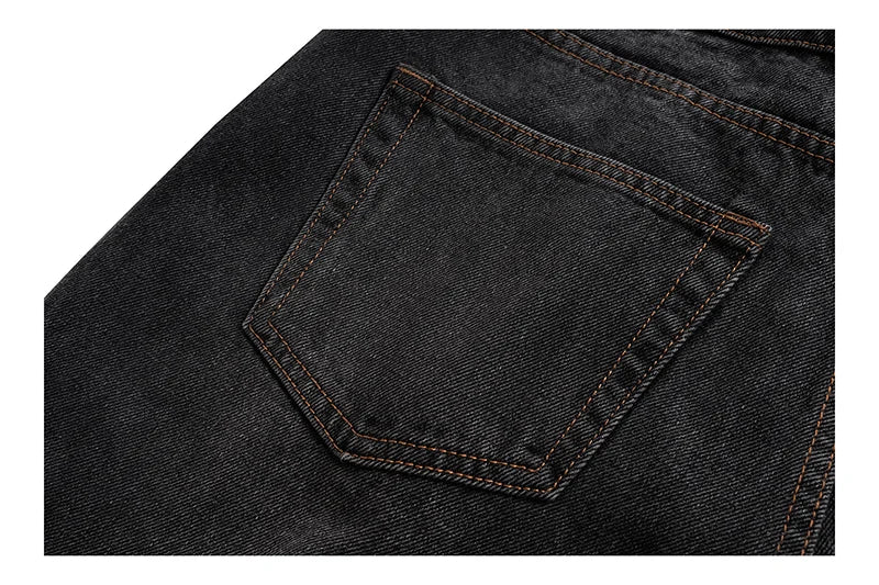 contorted fold design denim jean pants men straight biker jeans trousers 2023 fashion motorcycle unisex hip hop pants y2k pants unique jeans style 4188