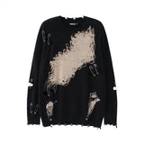 loose fit o-neck sweater, daily wear knit, cozy fashion fit, stylish street outfit, modern aesthetic appeal