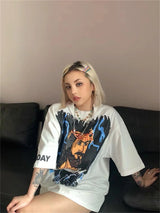 gothic graphic tee featuring summer kanye west chicago limited peripheral high street retro tops t shirt