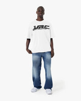 Trapwear Graphic tee – European And American New Racing Letter Printed Oversized Sh